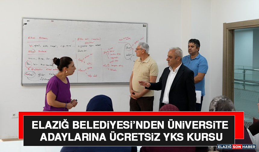 Elazığ Belediyesi’nden Üniversite Adaylarına Ücretsiz YKS Kursu