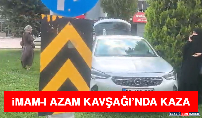 İmam-ı Azam Kavşağı’nda Kaza