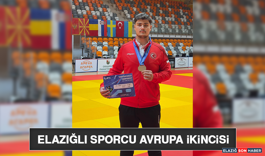 Elazığlı Sporcu Avrupa İkincisi