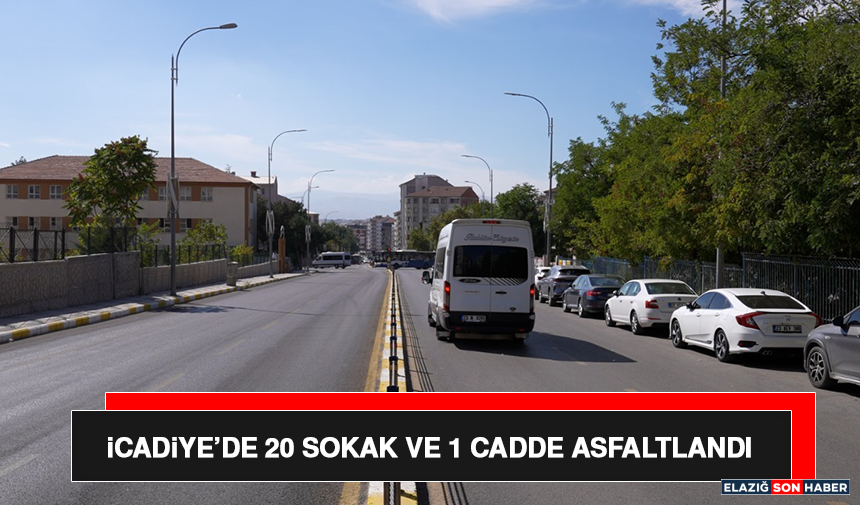 İcadiye’de 20 Sokak ve 1 Cadde Asfaltlandı