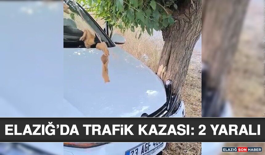 Elazığ’da Trafik Kazası: 2 Yaralı