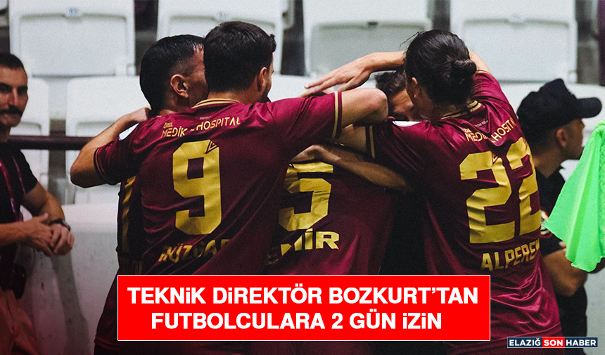 Teknik Direktör Bozkurt’tan Futbolculara 2 Gün İzin