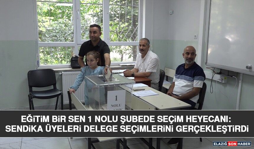 Eğitim Bir Sen 1 Nolu Şubede Seçim Heyecanı: Sendika Üyeleri Delege Seçimlerini Gerçekleştirdi