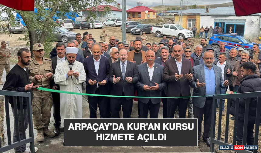 Arpaçay'da Kur'an Kursu Hizmete Açıldı