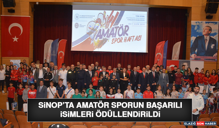 Sinop’ta Amatör Sporun Başarılı İsimleri Ödüllendirildi