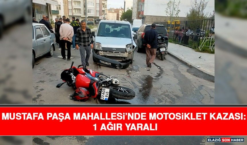 Mustafa Paşa Mahallesi’nde Motosiklet Kazası: 1 Ağır Yaralı